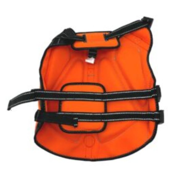 Silver Paw | Neoprene Dog Life Jacket | Orange | Large - Picture 5 of 5